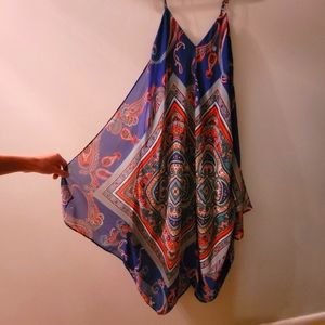 Paisley bohemian flowy dress